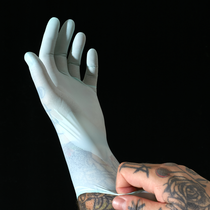 Guantes de Nitrilo Biodegradables Color Menta