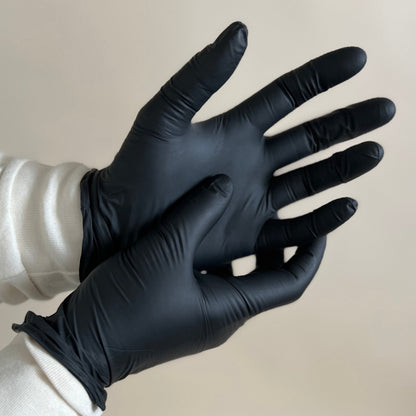 Premium Black Biodegradable Nitrile Gloves